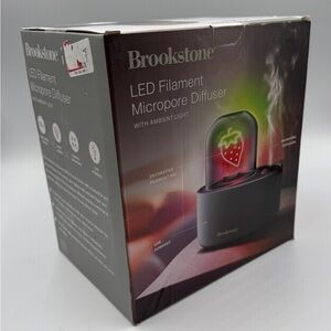 Brookstone LED Filament Micropore Diffuser in Black with Red and Green Light